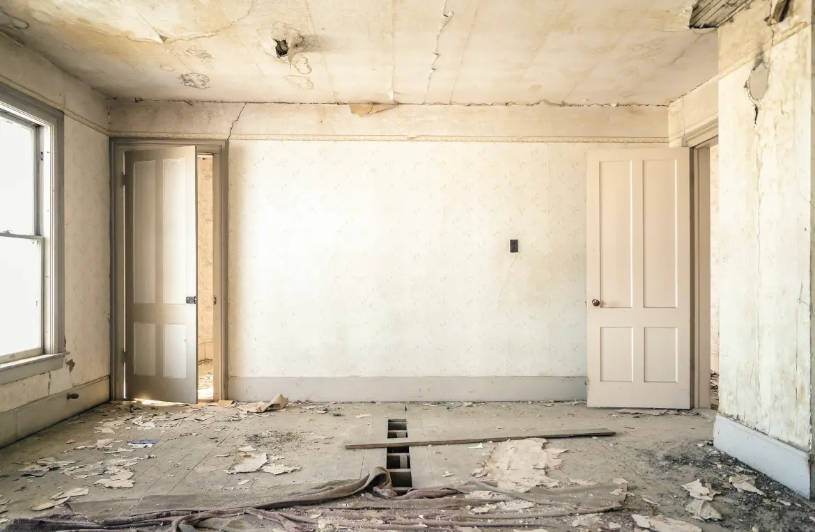 Waste disposal crew managing a cleanout project in Heath